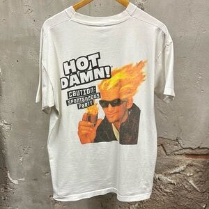 Vintage 90s Dekuyper Liquor Hot Damn! Spontaneous Party Single Stitch Tee XL